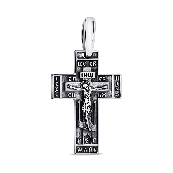 Серебряный крестик с чернением (арт. 7904/7468.10) – изображение 1