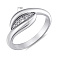 Серебряное кольцо с фианитами (арт. 7501/8009) – изображение 2