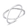 Серебряное кольцо с дорожкой из фианитов (арт. 7501/8545) – изображение 1