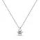 Колье из белого золота с бриллиантом (арт. Ц011163040б) – изображение 1