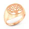 Каблучка "Дерево" з червоного золота (арт. 140002) – зображення 1