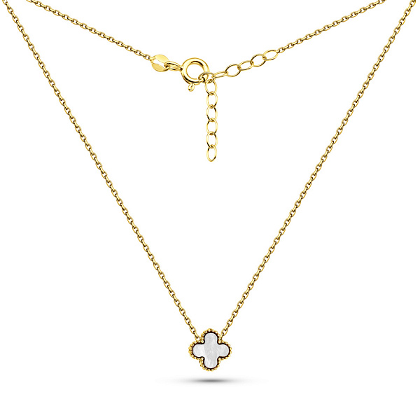 Золоте кольє з перламутром (арт. 352773/8жп) – зображення 2