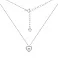Серебряное колье Сердце (арт. 7507/2372) – изображение 1