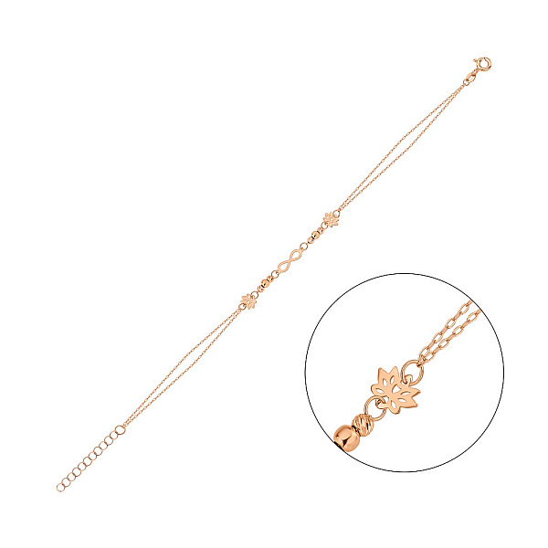 Золотой браслет без камней (арт. 326583) – изображение 1