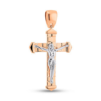 Золотий католицький хрестик (арт. 500697)