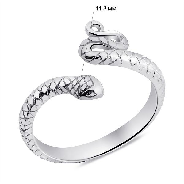 Серебряное кольцо Змея (арт. 7501/6920) – изображение 2