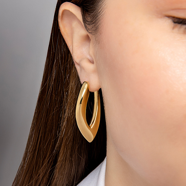 Золотые серьги Francelli (арт. е1091797ж) – изображение 2