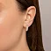 Золотые серьги без камней (арт. 121316) – изображение 2