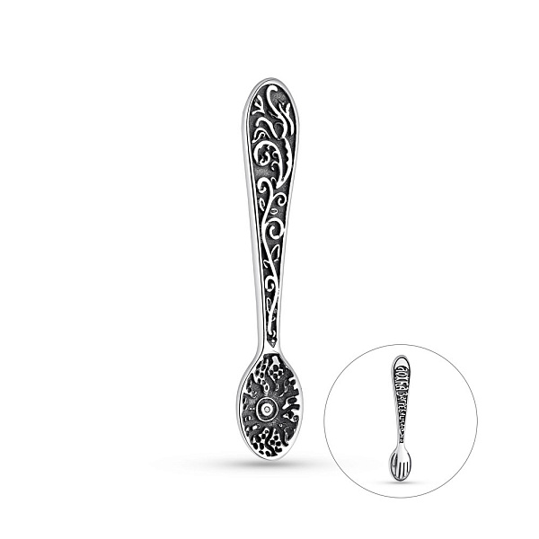 Серебряная ложечка-загребушка (арт. 7920/878П) – изображение 1