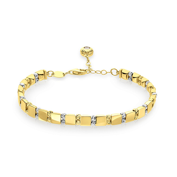 Браслет Francelli из желтого и белого золота (арт. 326137жб) – изображение 1