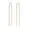 Довгі золоті сережки-протяжки (арт. 110657/1) – зображення 1