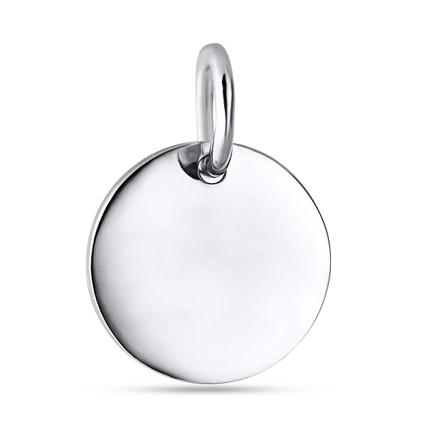 Серебряная подвеска без камней (арт. 7503/2442/15) – изображение 1