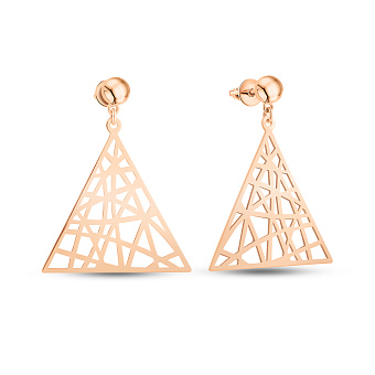 Серьги из красного золота (арт. 111285)