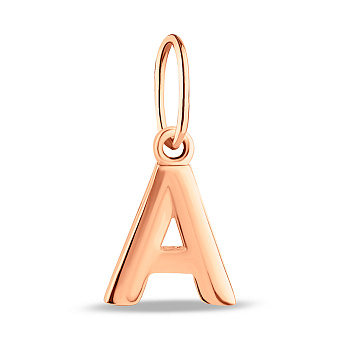 Золотой подвес Буква А (арт. 424605)