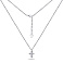 Серебряное колье с фианитами (арт. 7507/875) – изображение 2