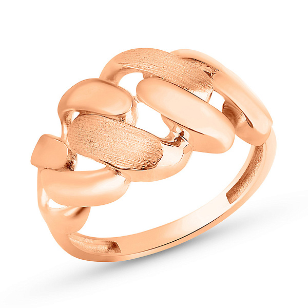 Золотое кольцо Звенья (арт. 156222м) – изображение 1