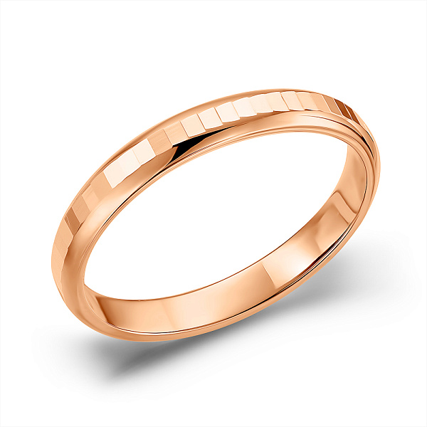 Обручальное кольцо из красного золота (арт. 239257) – изображение 1