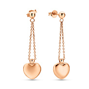 Золоті сережки Сердечка (арт. 1091602)