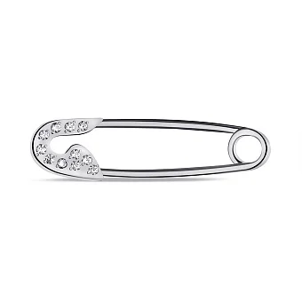 Серебряная булавка с фианитами (арт. 7511/7132-р)