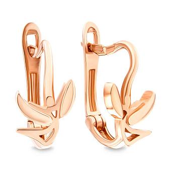 Фото Золоті сережки «Янголи» для дітей  (арт. 106264)