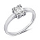 Серебряное кольцо с фианитами (арт. 7501/8160) – изображение 1