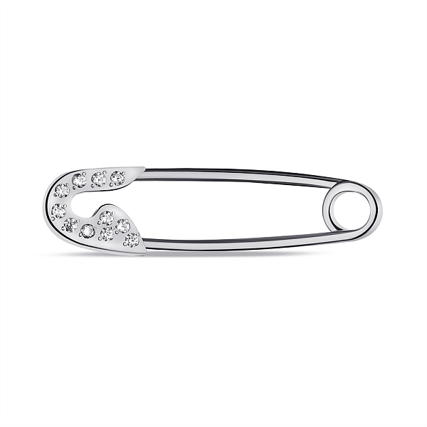 Серебряная булавка с фианитами (арт. 7511/7132-р) – изображение 1