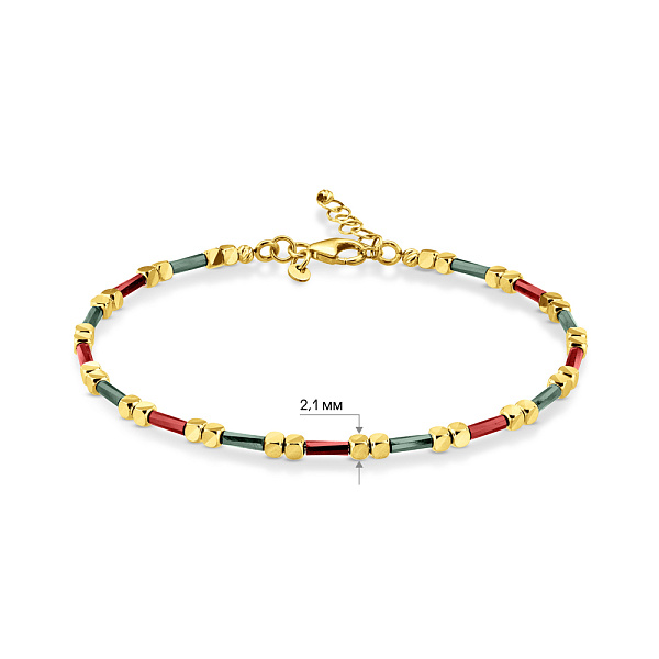 Браслет из желтого золота Francelli (арт. 3261232ждк) – изображение 3