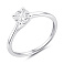 Серебряное кольцо с фианитом (арт. 7501/8138) – изображение 1