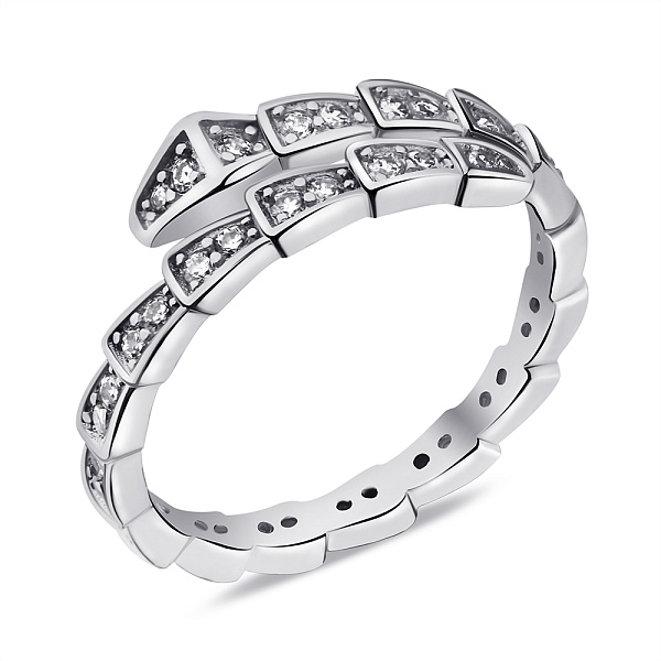 Серебряное кольцо с фианитами (арт. 7501/6755) – изображение 1
