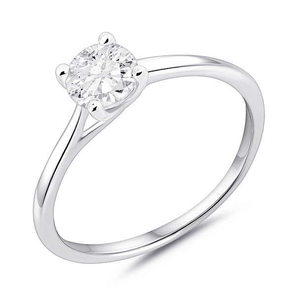 Серебряное кольцо с фианитом (арт. 7501/8138) – изображение 1