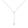 Серебряное колье-галстук с фианитами (арт. 7507/2473) – изображение 1