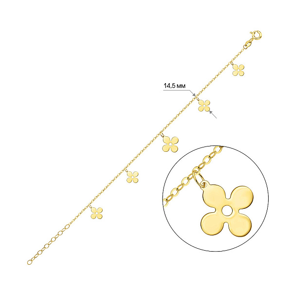 Браслет з жовтого золота (арт. 326469ж) – зображення 2