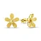 Золотые серьги Francelli Цветы (арт. 111205ж) – изображение 1