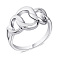 Серебряное кольцо "Цепь" без камней  (арт. 7501/5622) – изображение 1