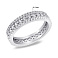Серебряное кольцо с дорожкой из фианитов (арт. 7501/8024) – изображение 2