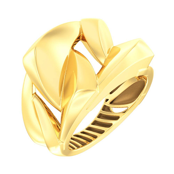 Золота каблучка Francelli в жовтому кольорі металу (арт. 140974ж) – зображення 1