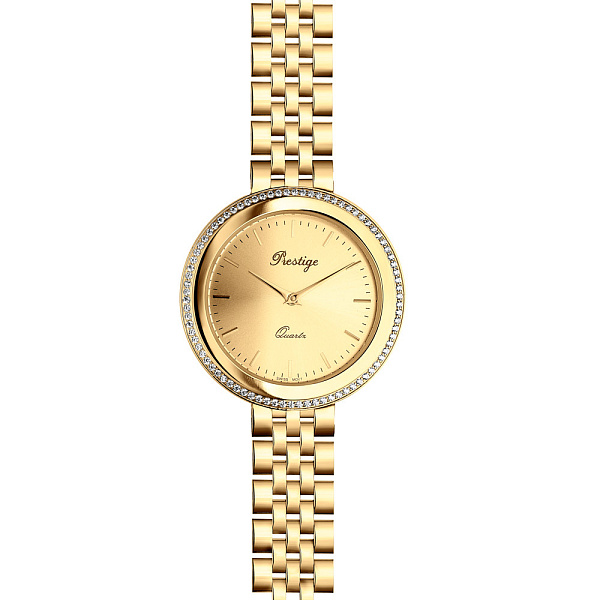 Годинник з жовтого золота з круглим циферблатом (арт. 260095ж) – зображення 2