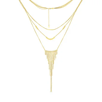 Золоте кольє Francelli без каменів (арт. 352987ж)