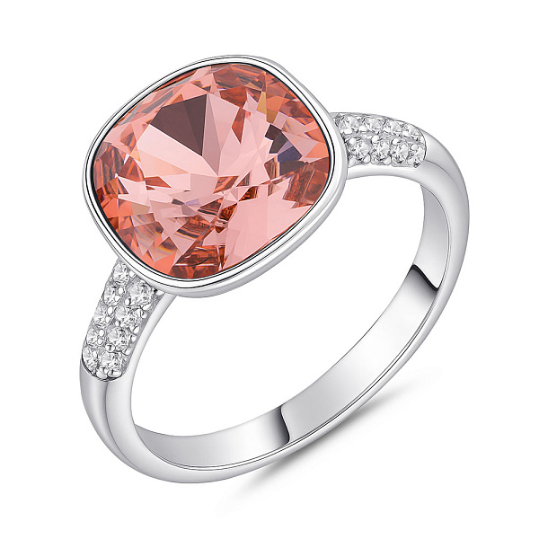 Серебряное кольцо с крупным камнем (арт. 7501/2186342цр) – изображение 1
