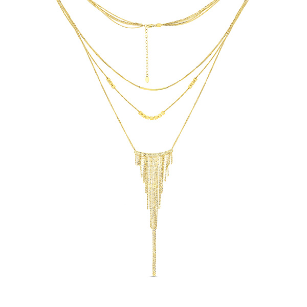 Золоте кольє Francelli без каменів (арт. 352987ж) – зображення 1