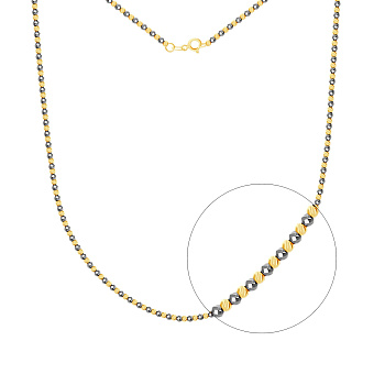 Золотое колье (арт. 351444жгм)