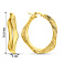 Сережки з жовтого золота Francelli (арт. е1091773/30ж) – зображення 5