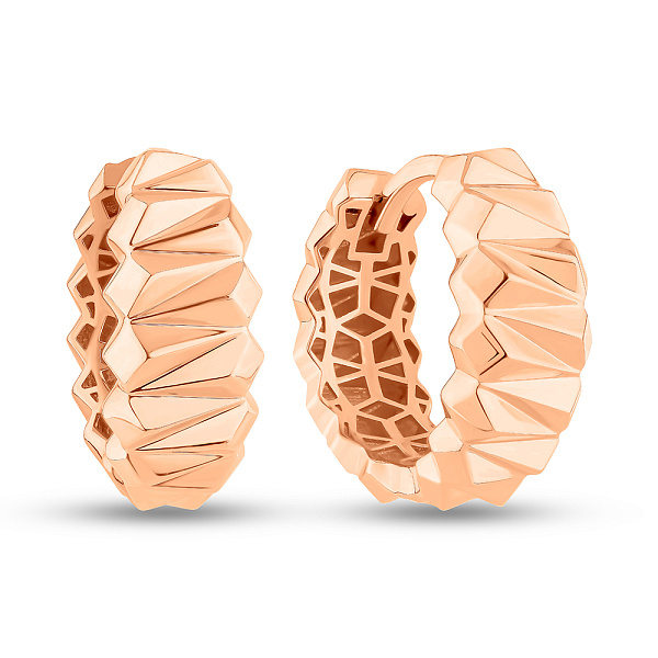 Золоті сережки-кільця (арт. 1091302/20) – зображення 1