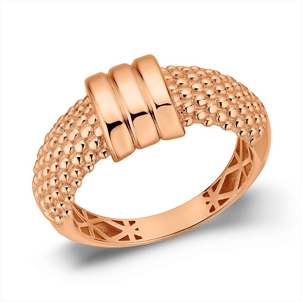 Кольцо из красного золота (арт. 156721) – изображение 1