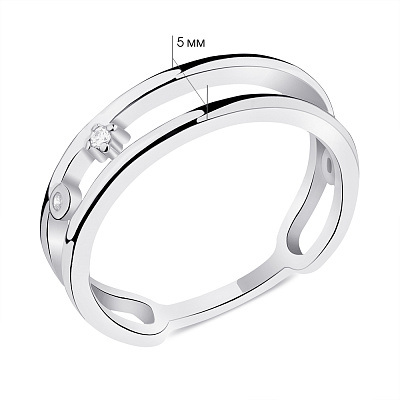 Серебряное кольцо с фианитами (арт. 7501/6187)
