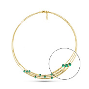 Колье Francelli из желтого золота (арт. 352941жз)