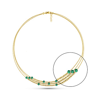 Колье Francelli из желтого золота (арт. 352941жз)