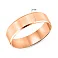Обручка Комфорт Американка з червоного золота (арт. 239194) – зображення 10