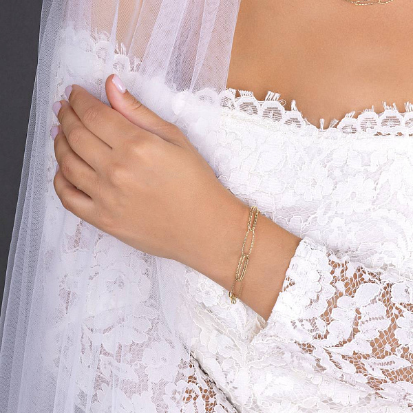 Браслет из желтого золота Francelli (арт. 326297ж) – изображение 2