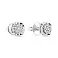 Сережки пусети з білого золота з діамантами (арт. Т011744010б) – зображення 1
